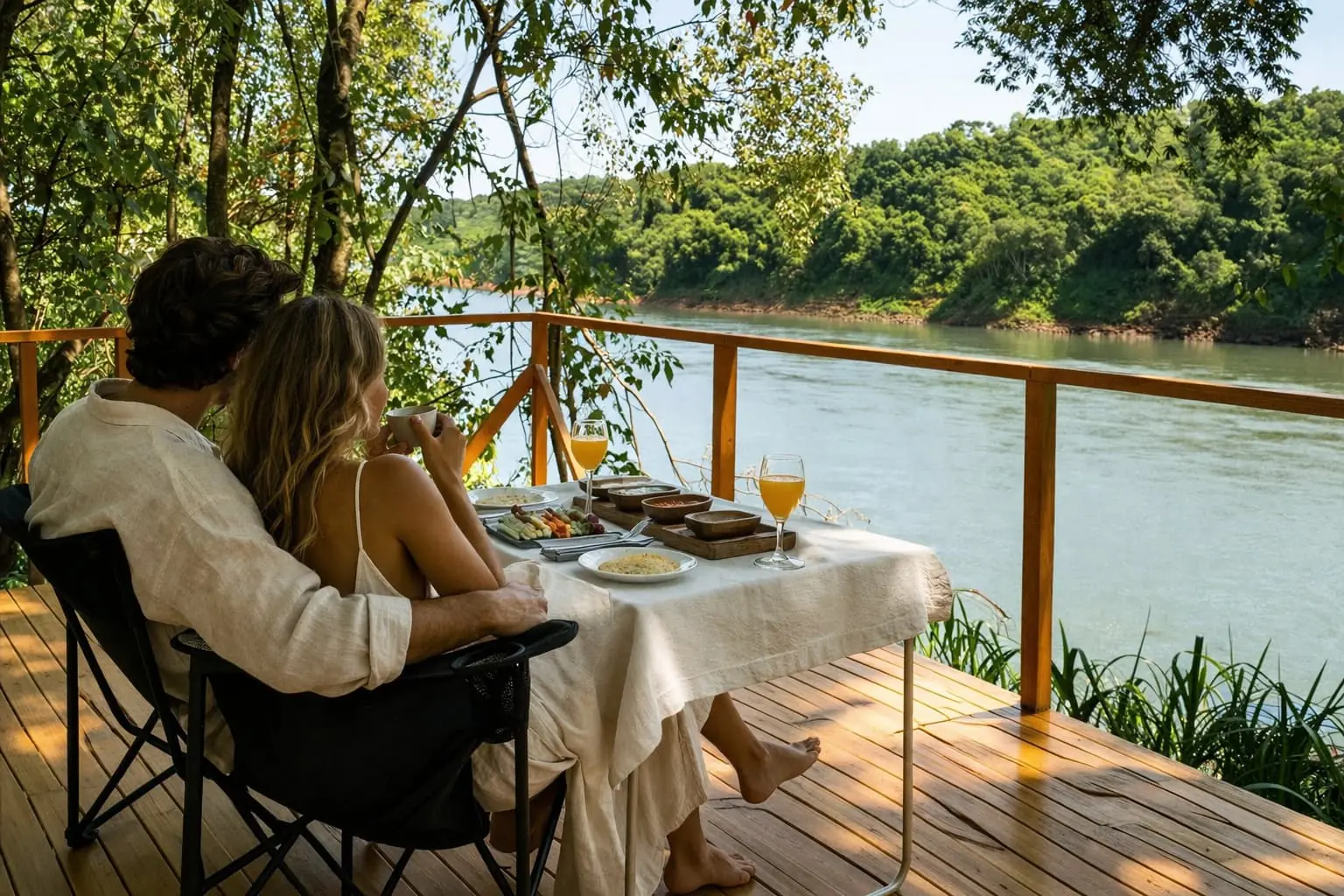 Awasi couple breakfast