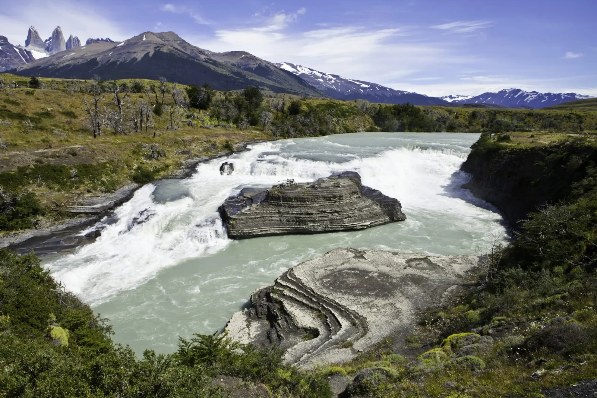 Cascada Grande Rio Paine