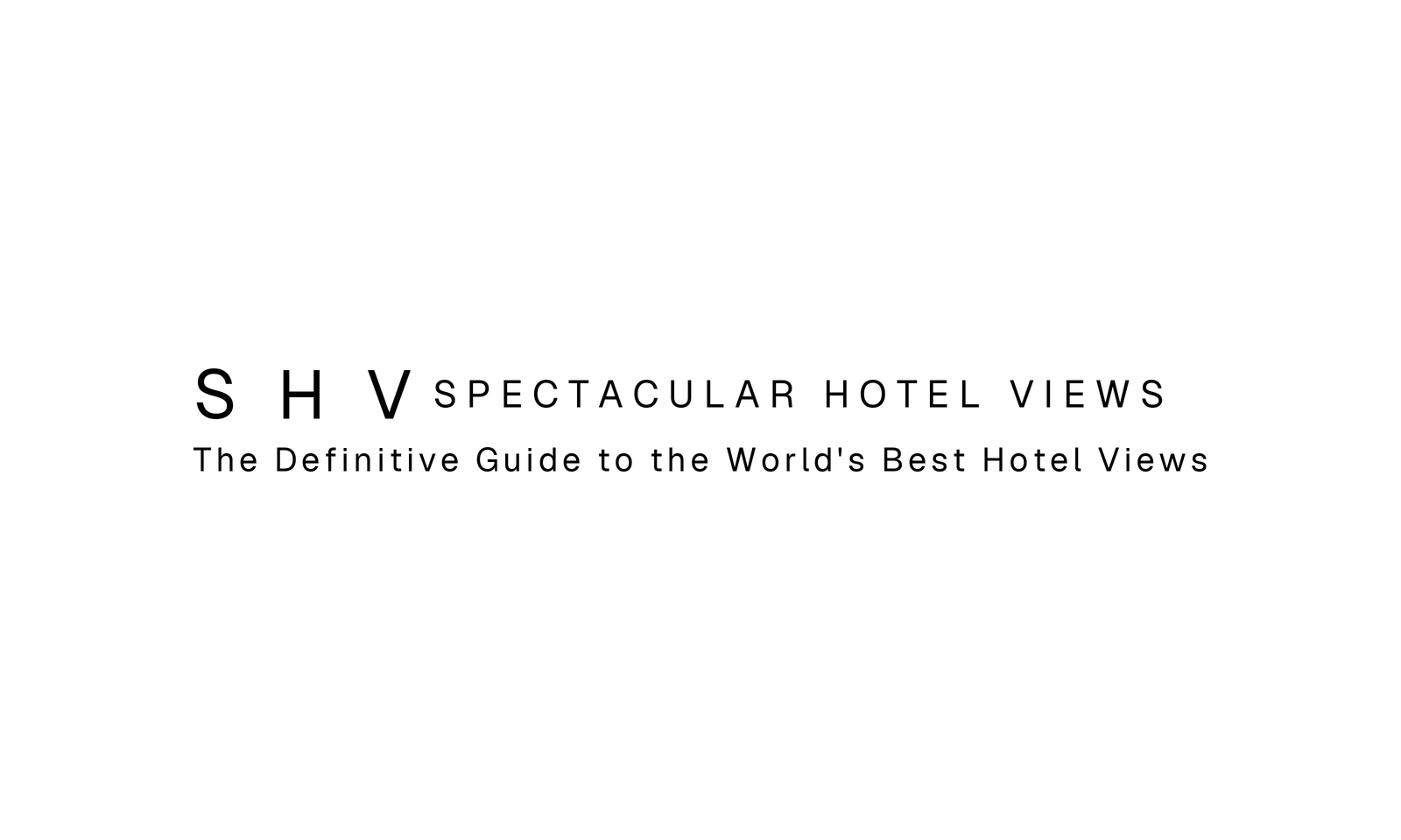 Spectacular hotel views logo